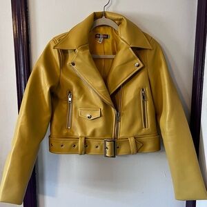 Urban Outfitters - Faux Leather Moto Jacket